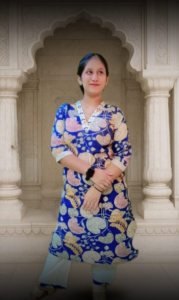 Khadi Cotton Kurti 2 PIC SET - Image 2