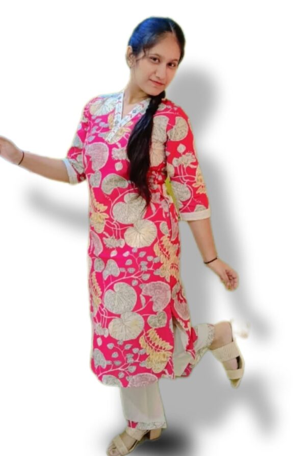 Khadi Cotton Kurti 2 PIC SET - Image 5