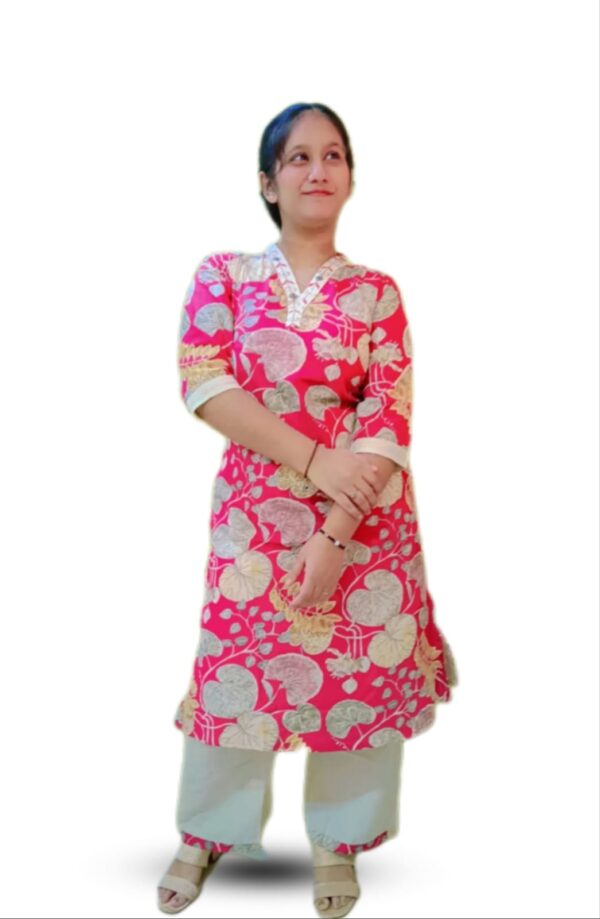Khadi Cotton Kurti 2 PIC SET - Image 6