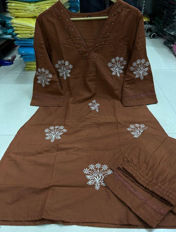 ✨ Elegant Everyday Cotton Kurti Set ✨ - Image 6