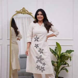 PURE COTTON 2PIC KURTI SET