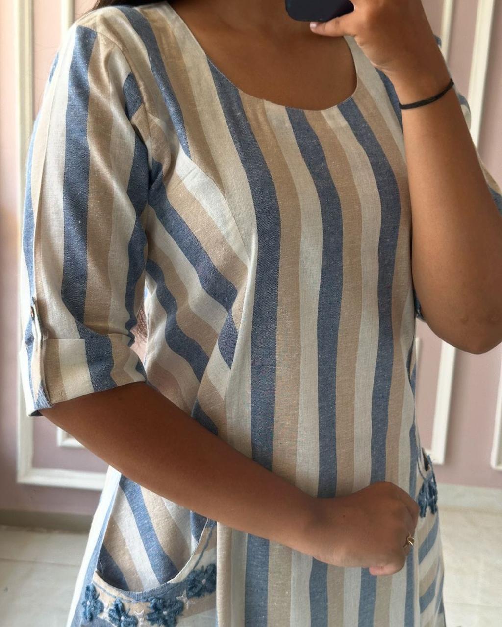 cotton aline onepic midi dress - Image 7