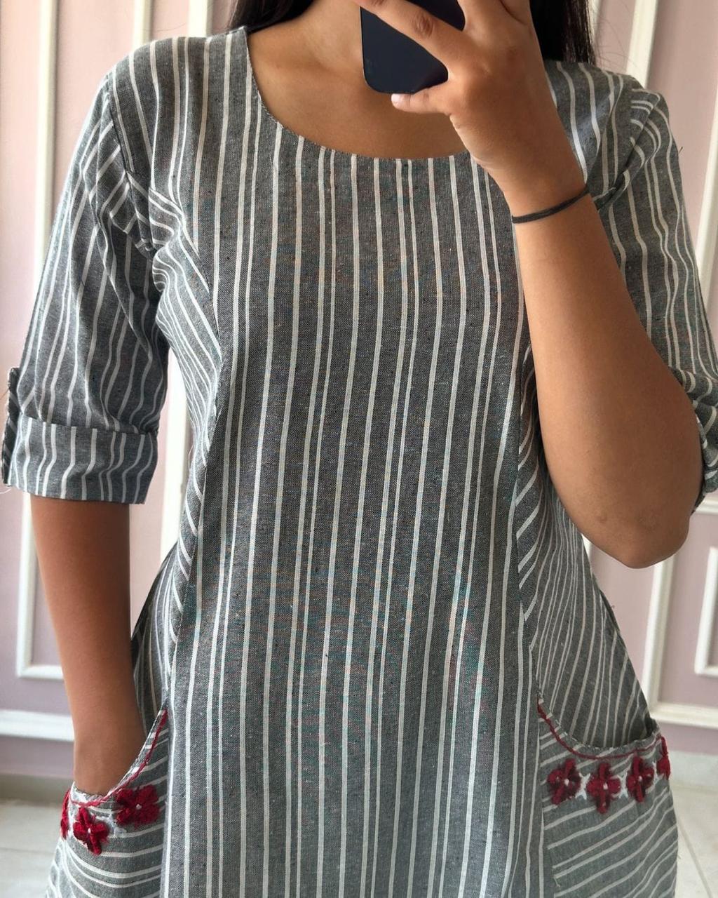 cotton aline onepic midi dress - Image 5