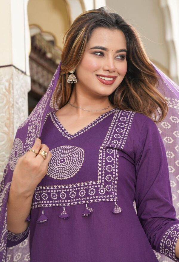 3 pic KURTI,PAINT,DUPPATA - Image 2